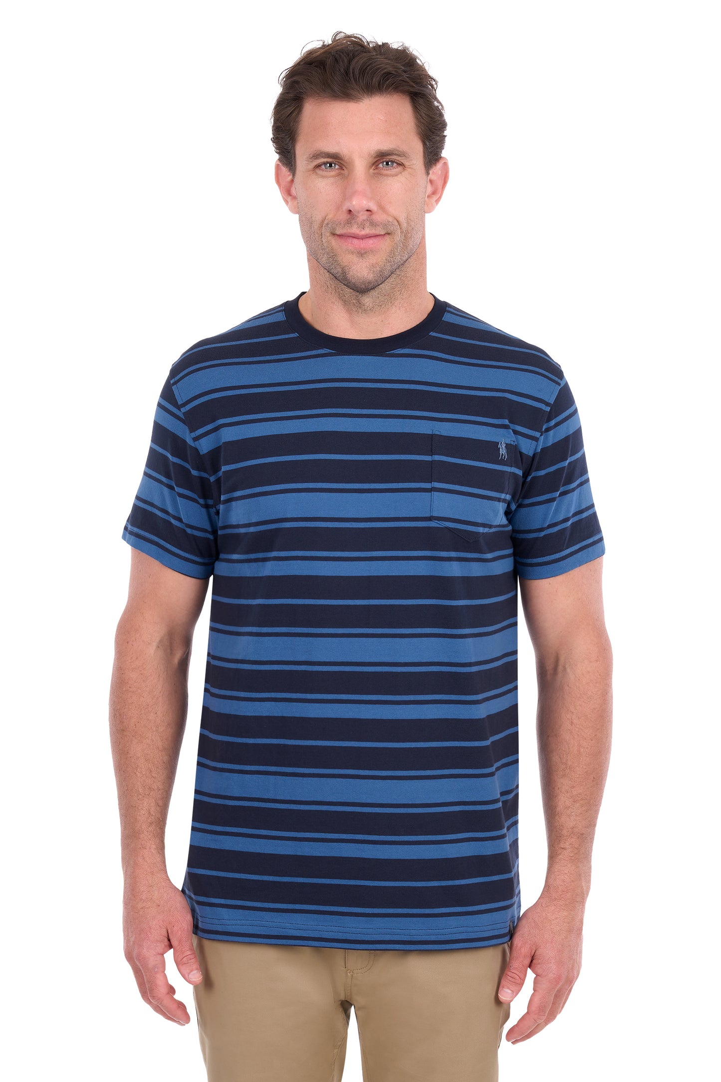 Thomas Cook Pete Men's Pocket T-Shirt – Navy/Washed