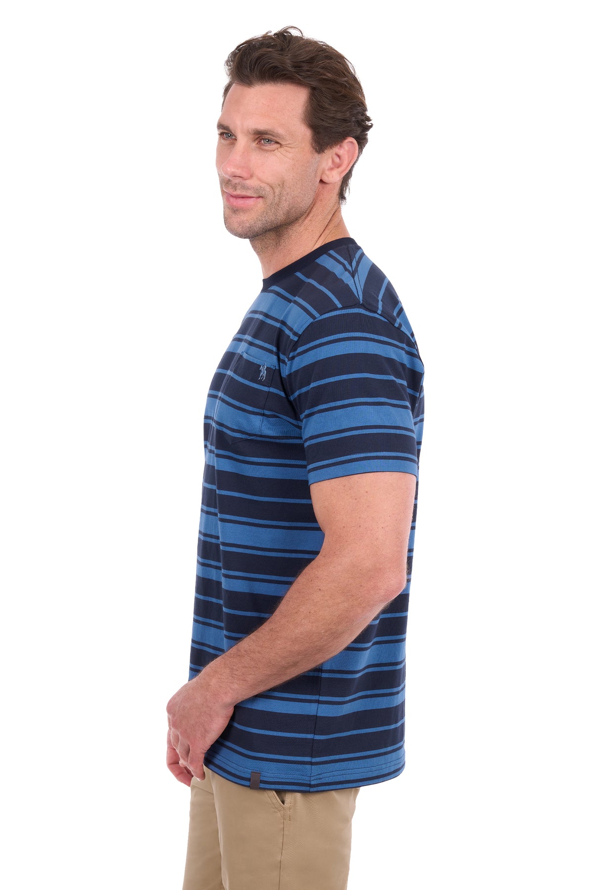 Thomas Cook Pete Men's Pocket T-Shirt – Navy/Washed
