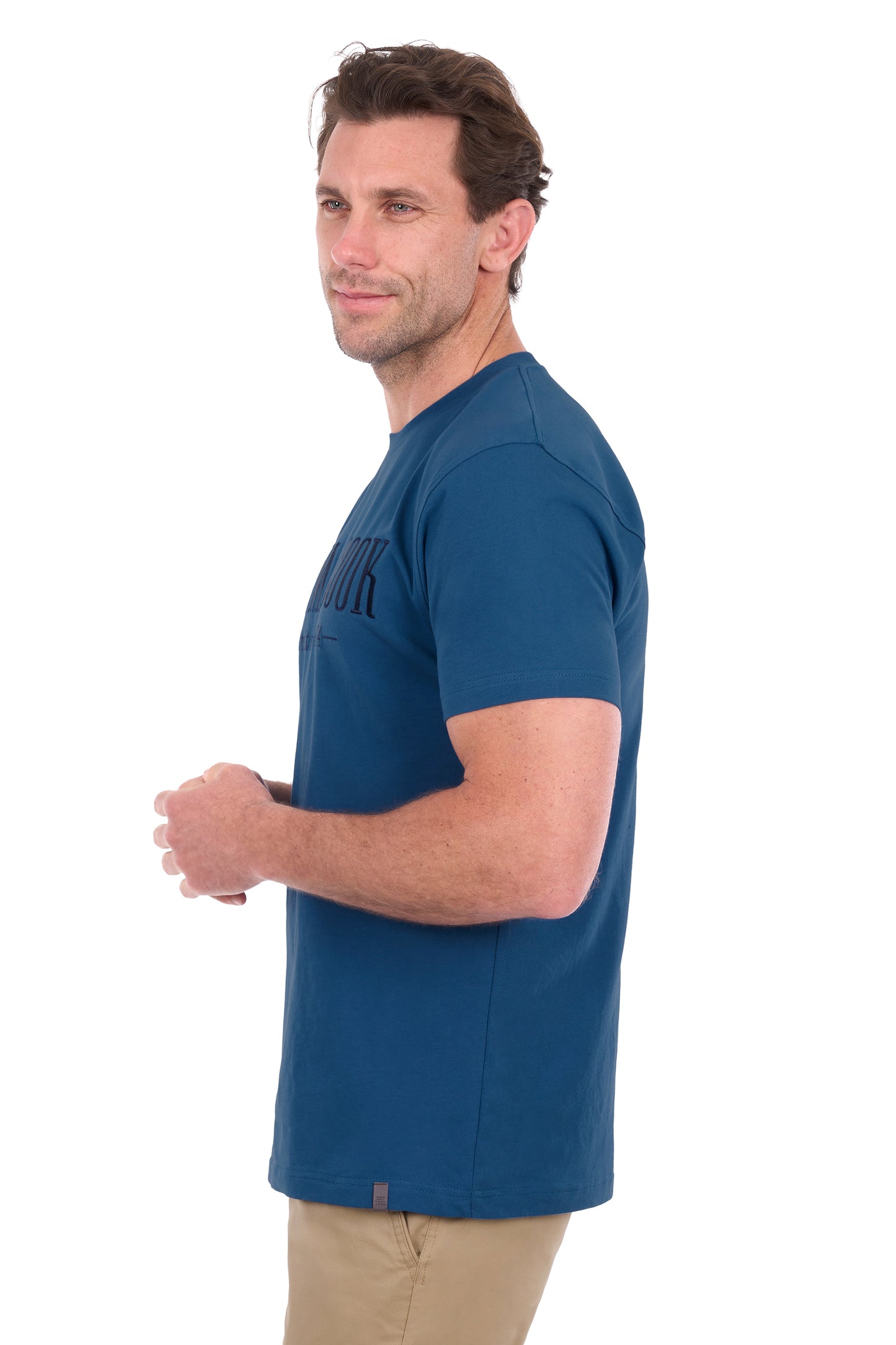 Thomas Cook Nathan Men's Short Sleeve T-Shirt – Washed Blue