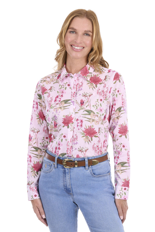 Thomas Cook Frankie Women's Long Sleeve Shirt – Pink Multi