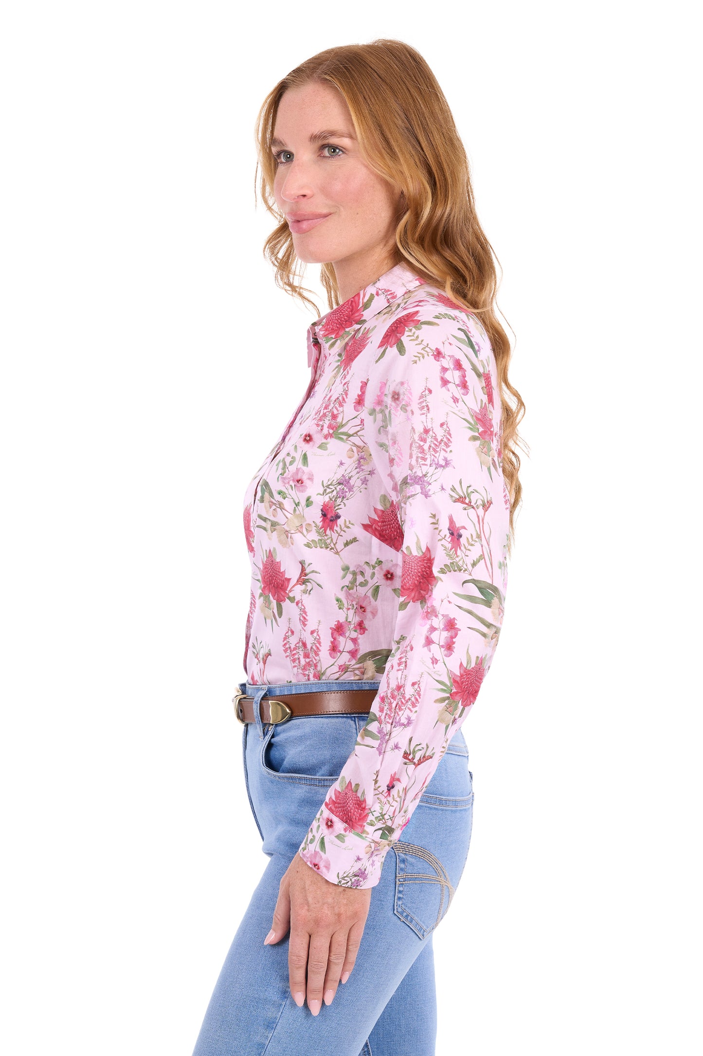 Thomas Cook Frankie Women's Long Sleeve Shirt – Pink Multi