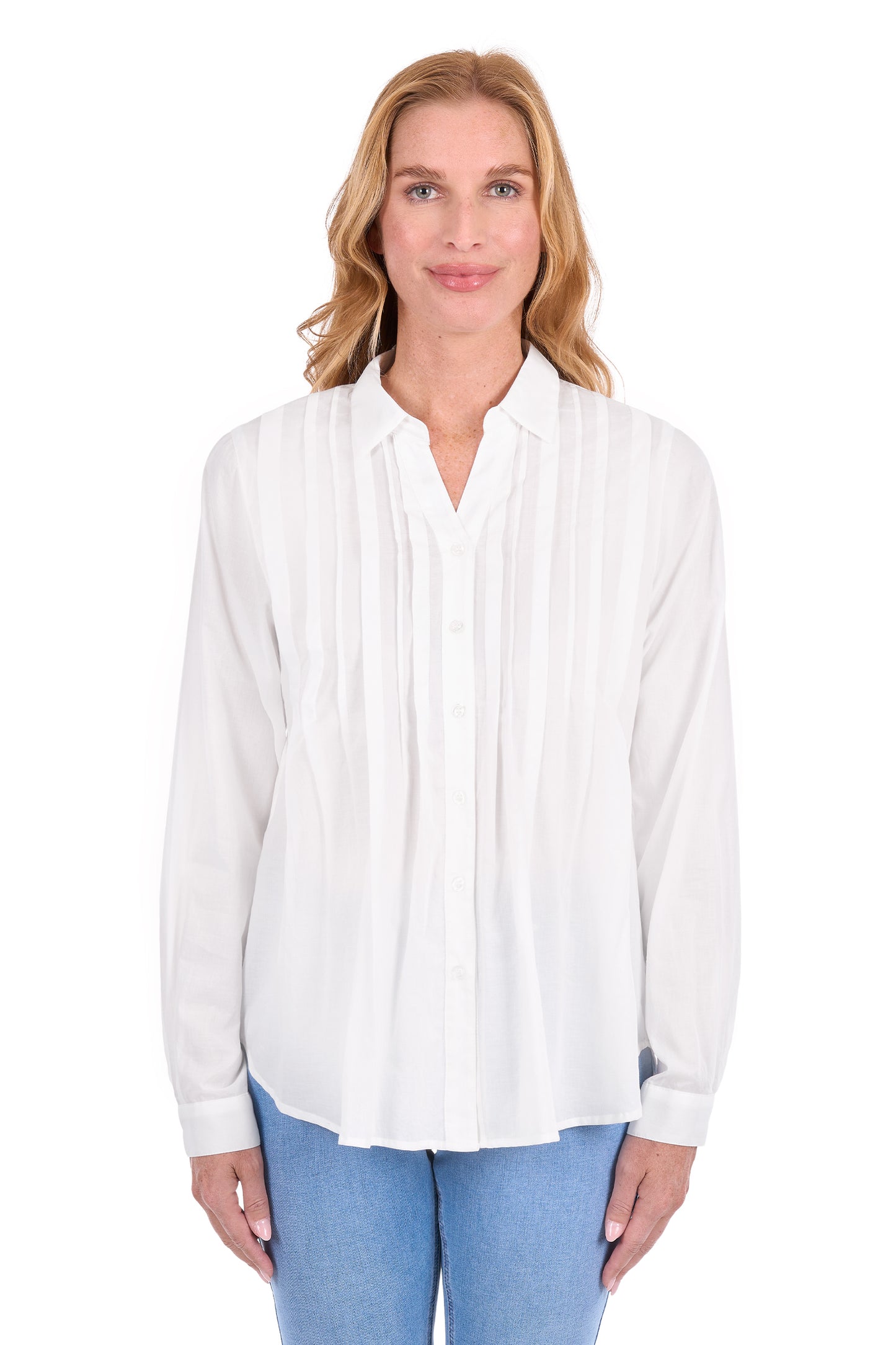 Thomas Cook Women’s Pearl Long Sleeve Shirt – White