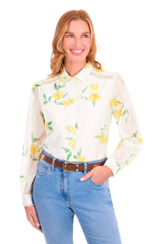 Thomas Cook Belle Women's Long Sleeve Shirt – Pastel Yellow