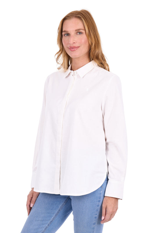 Thomas Cook Women's Elvie Long Sleeve Shirt - White