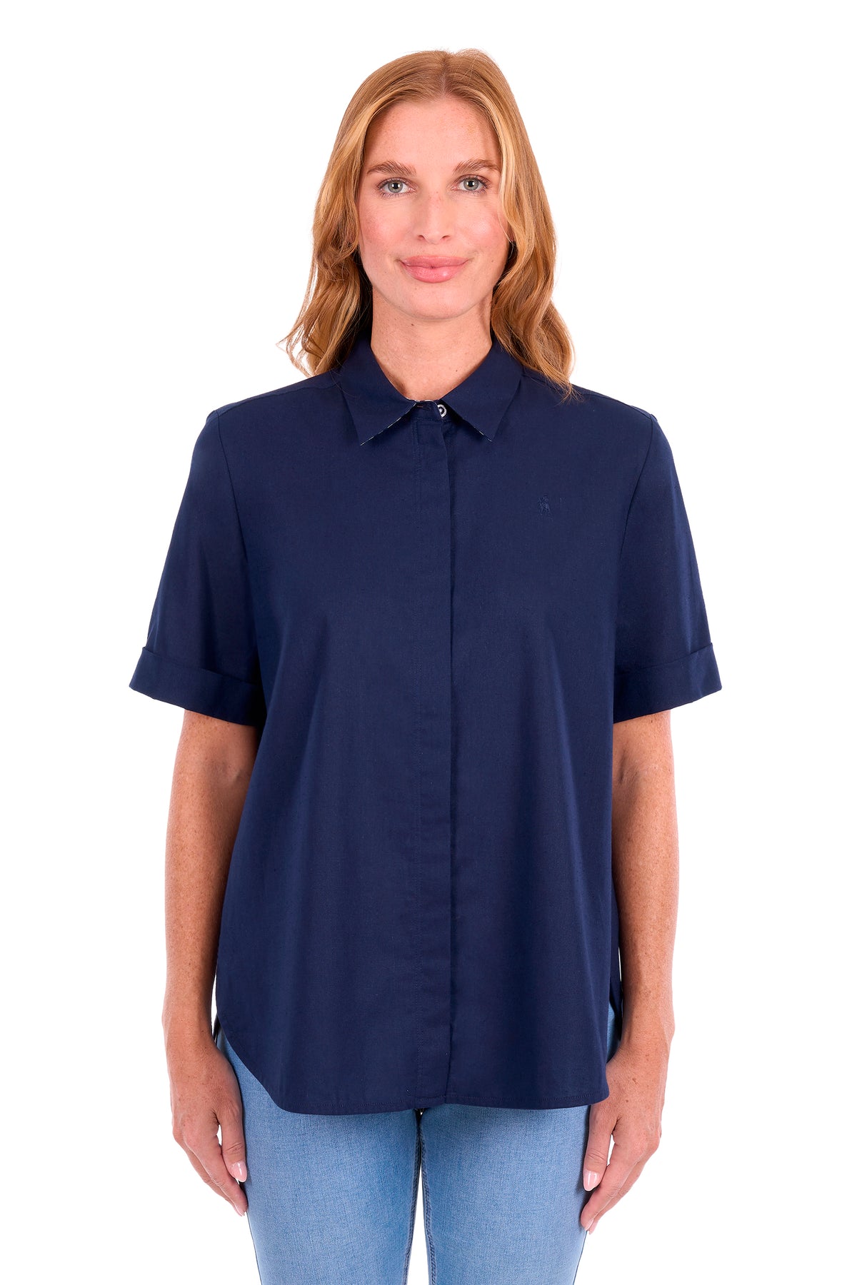 Thomas Cook Women's Elvie Short Sleeve Shirt - Navy