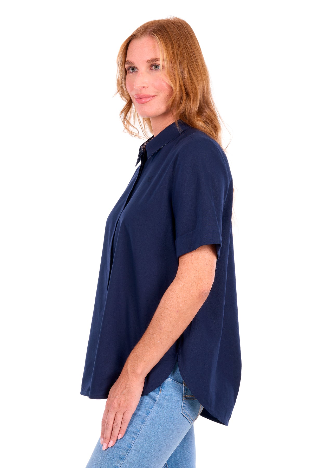 Thomas Cook Women's Elvie Short Sleeve Shirt - Navy