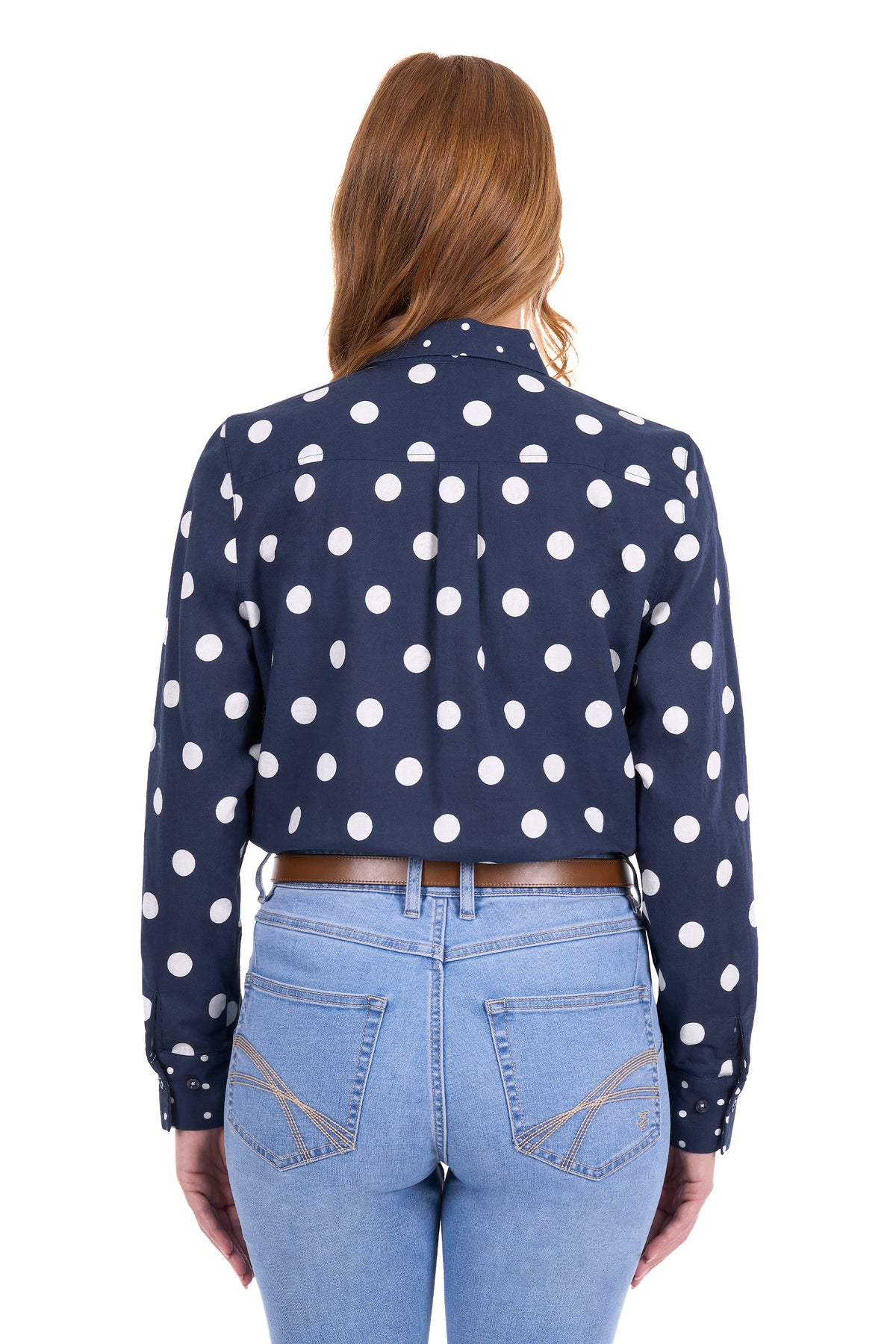 Thomas Cook Women’s Alyssa Long Sleeve Shirt – Navy/White