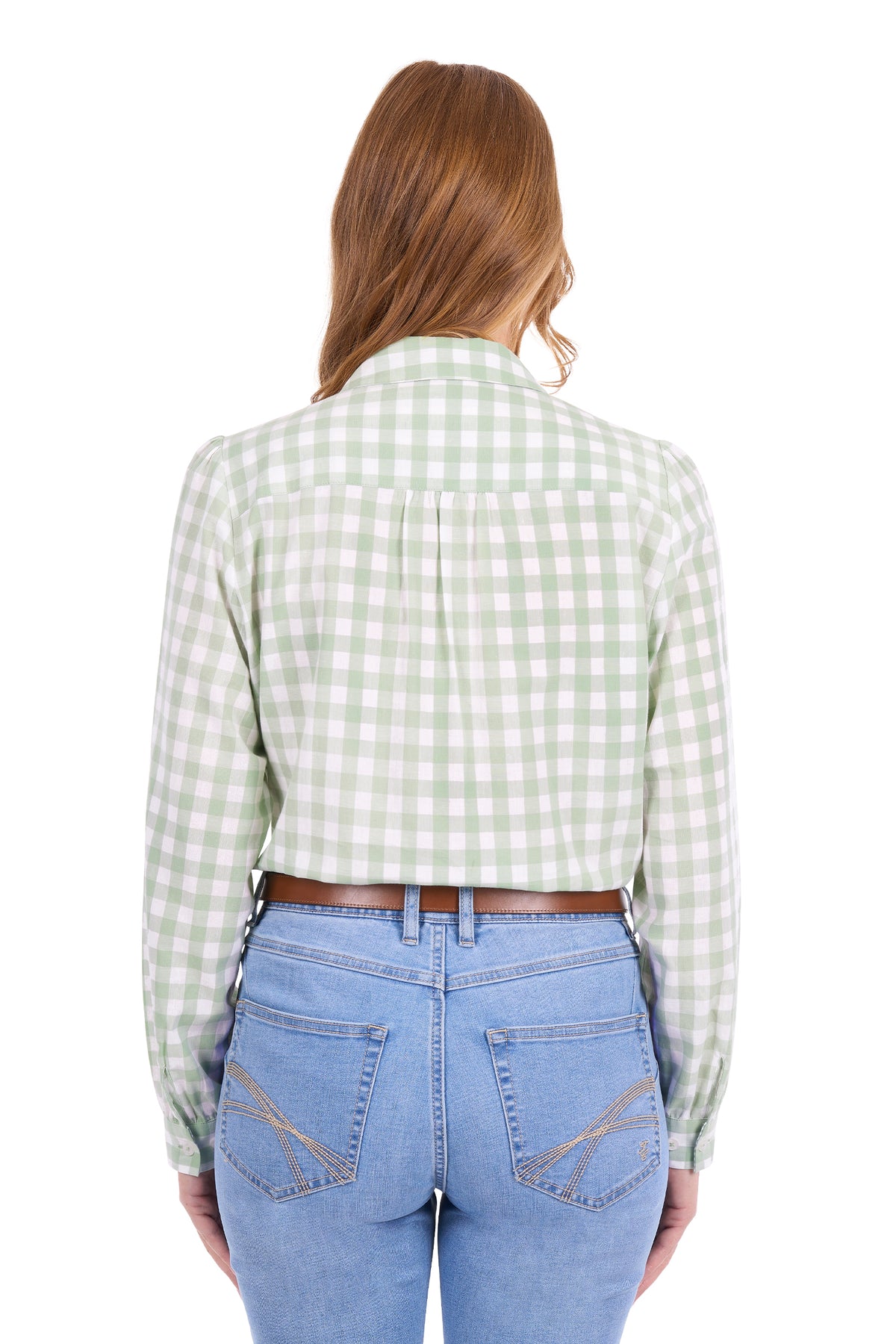 Thomas Cook Women's Dimity Long Sleeve Shirt - Mint/White
