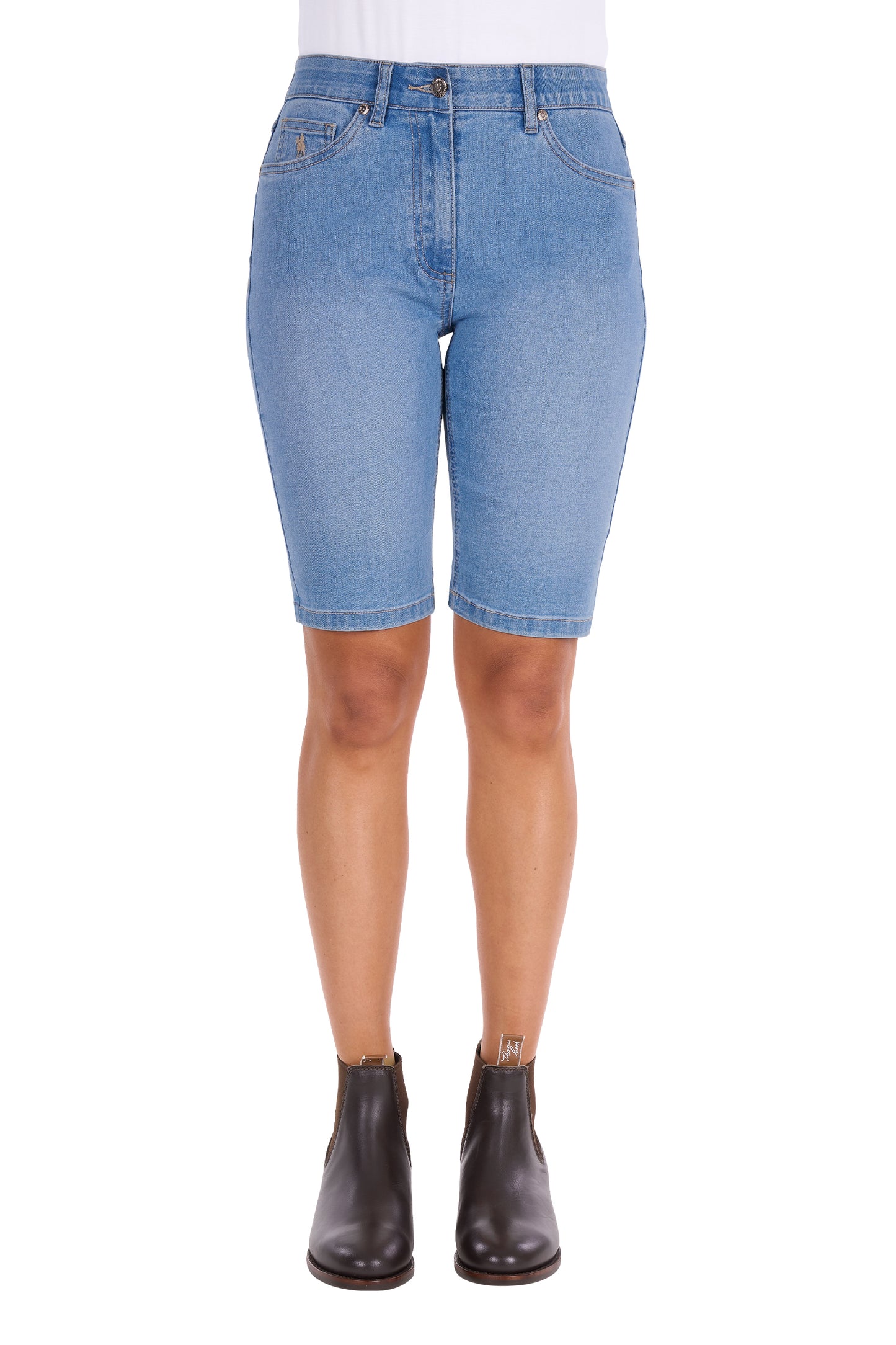Thomas Cook Ebony Women's Denim Shorts – Light Wash