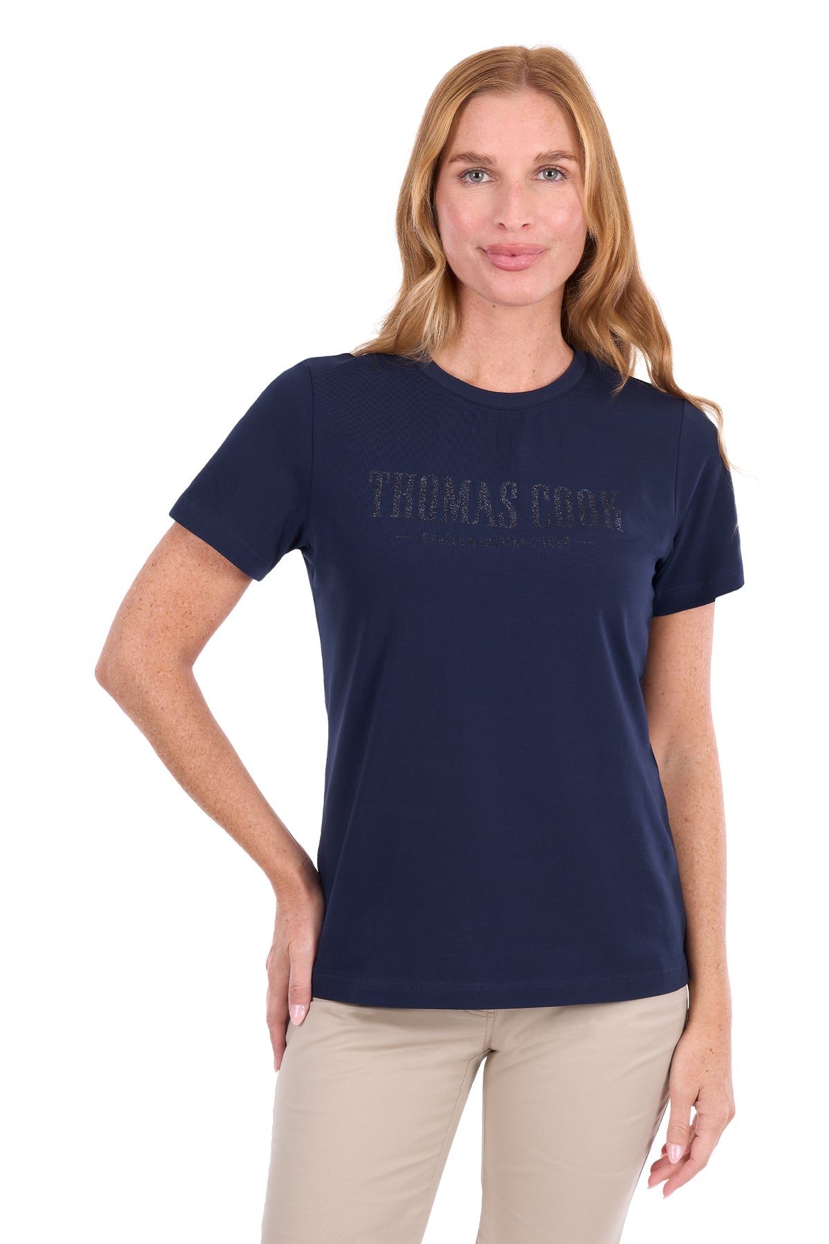 Thomas Cook Jo Women's Short Sleeve T-Shirt – Navy
