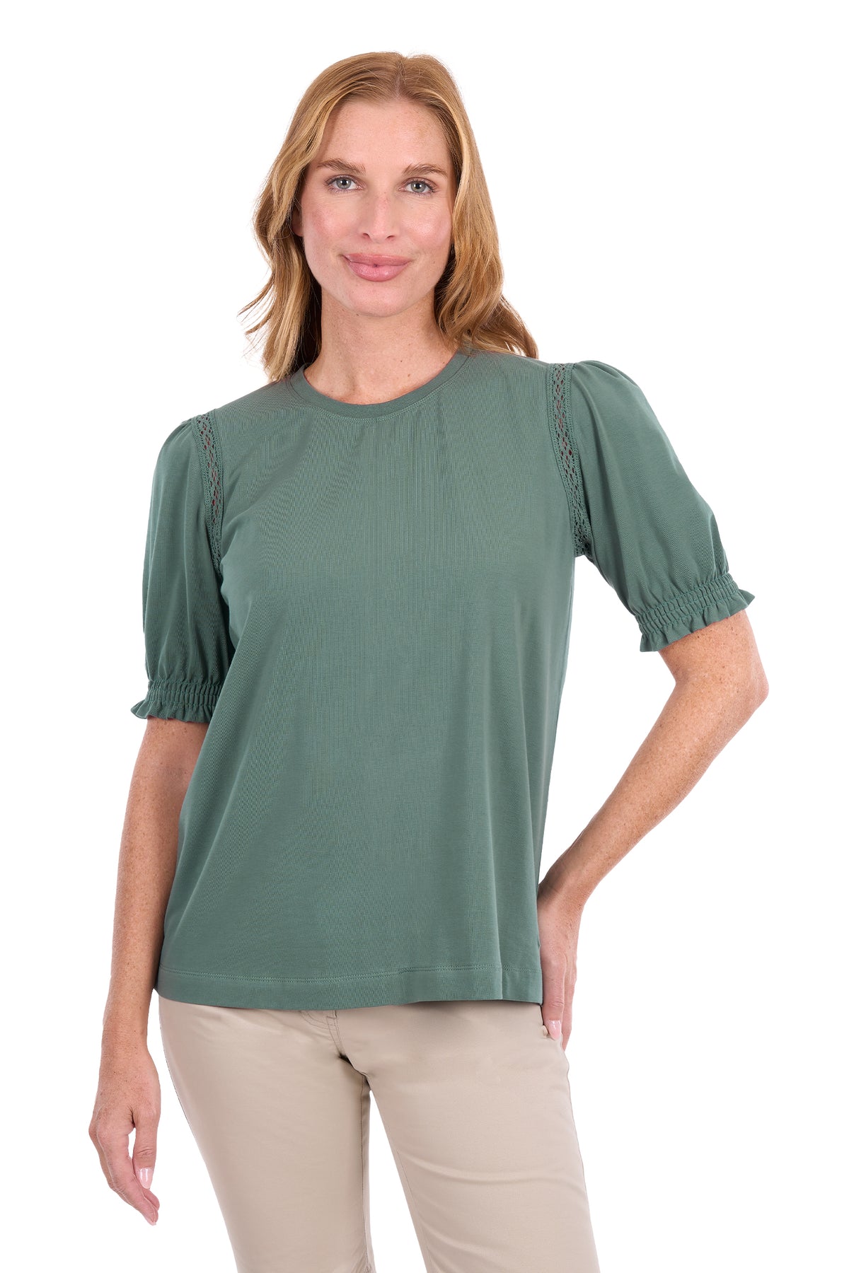 Thomas Cook Stella Women's Short Sleeve T-Shirt – Khaki