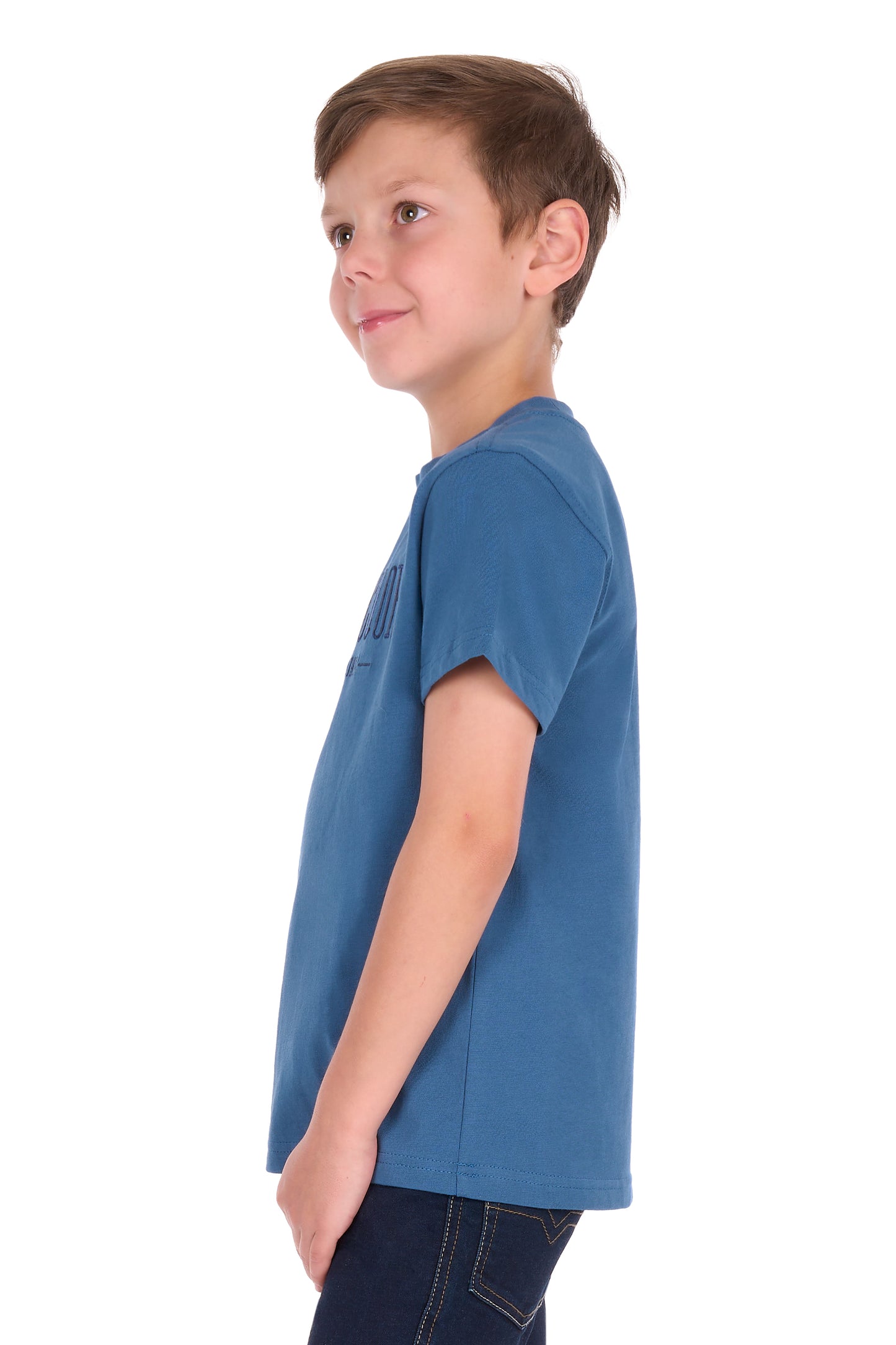 Thomas Cook Boys Nathan Short Sleeve Tee - Washed Blue