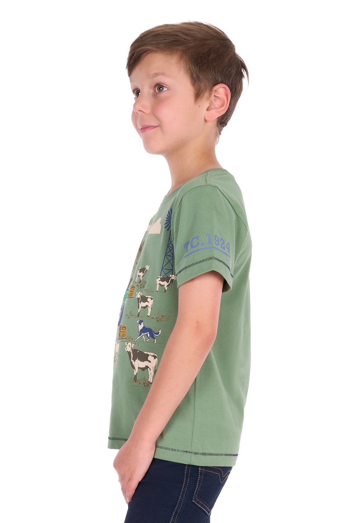 Thomas Cook Boys Joey Short Sleeve Tee - Light Green