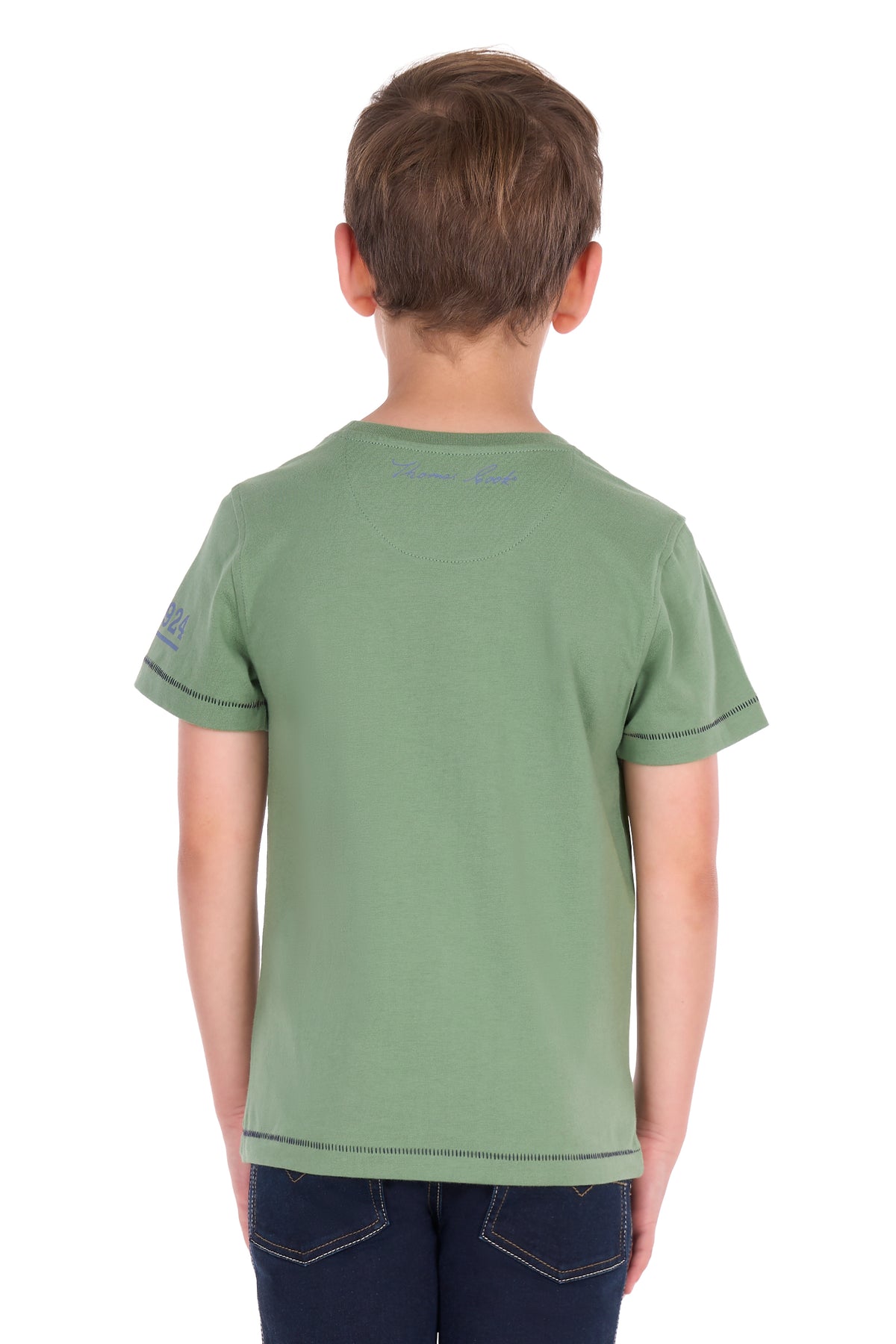Thomas Cook Boys Joey Short Sleeve Tee - Light Green