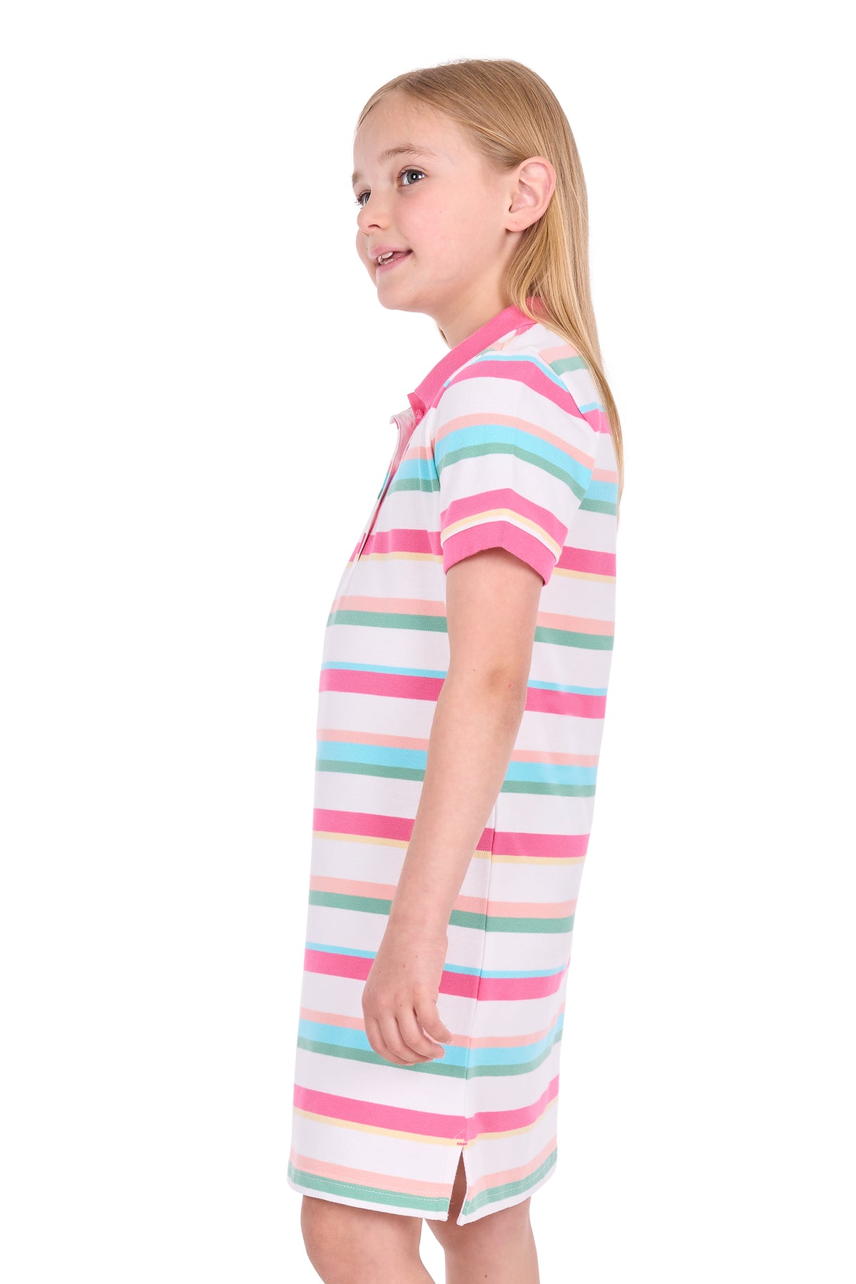 Thomas Cook Girls’ Chiara Short Sleeve Polo Dress – Multi
