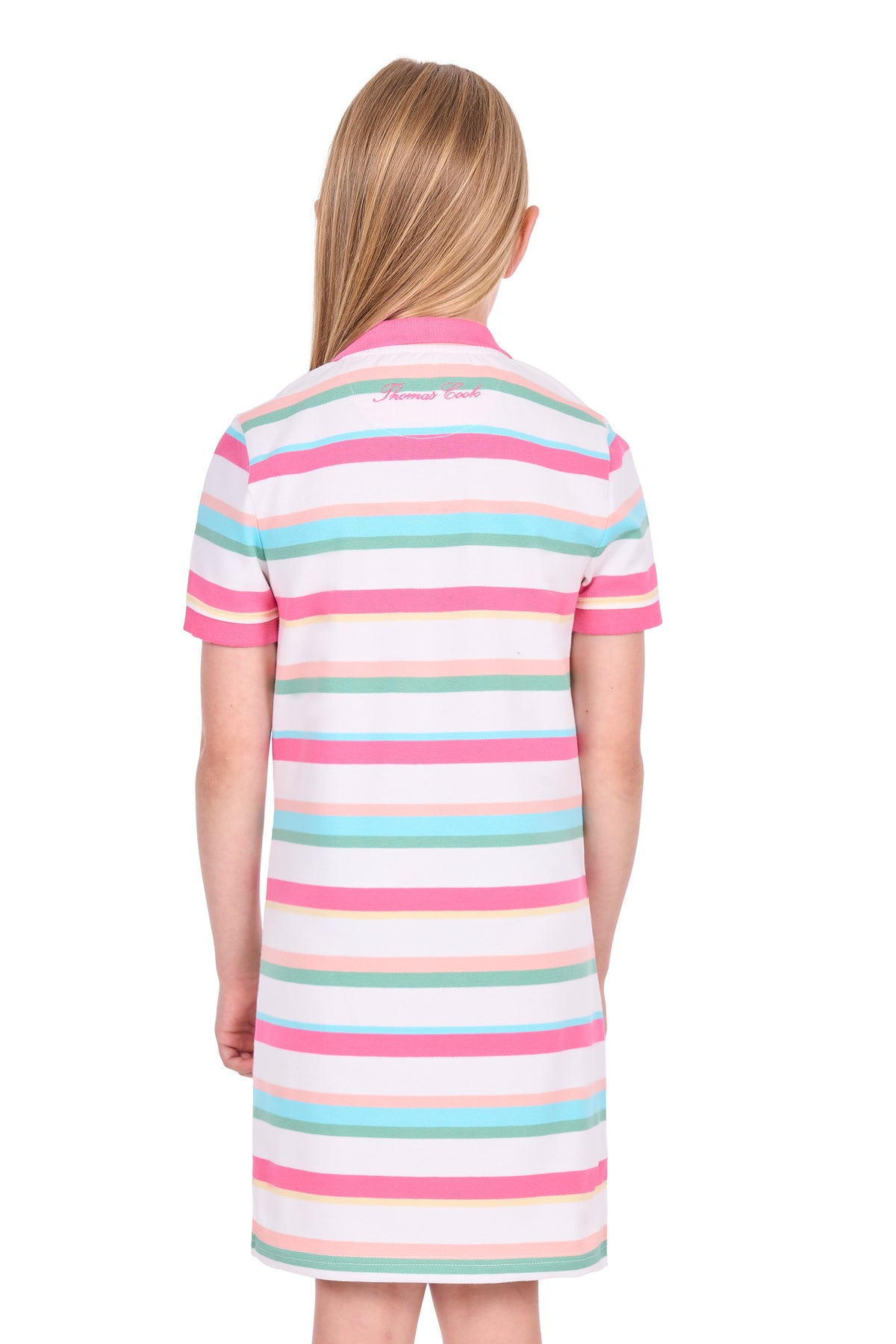 Thomas Cook Girls’ Chiara Short Sleeve Polo Dress – Multi