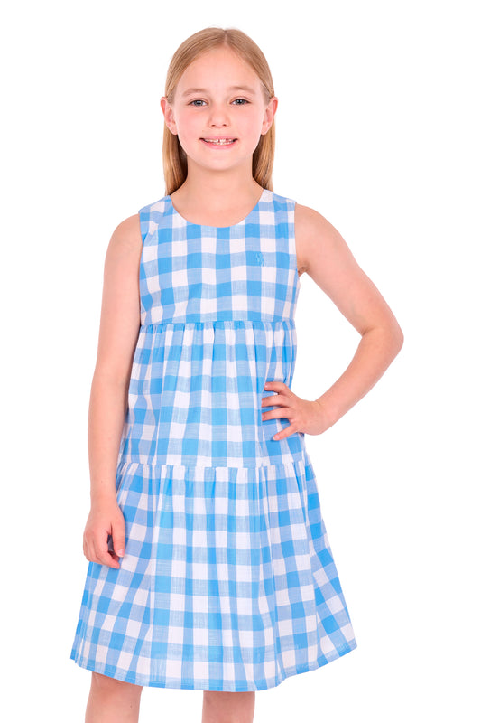 Thomas Cook Girls’ Amity Dress – Blue/White