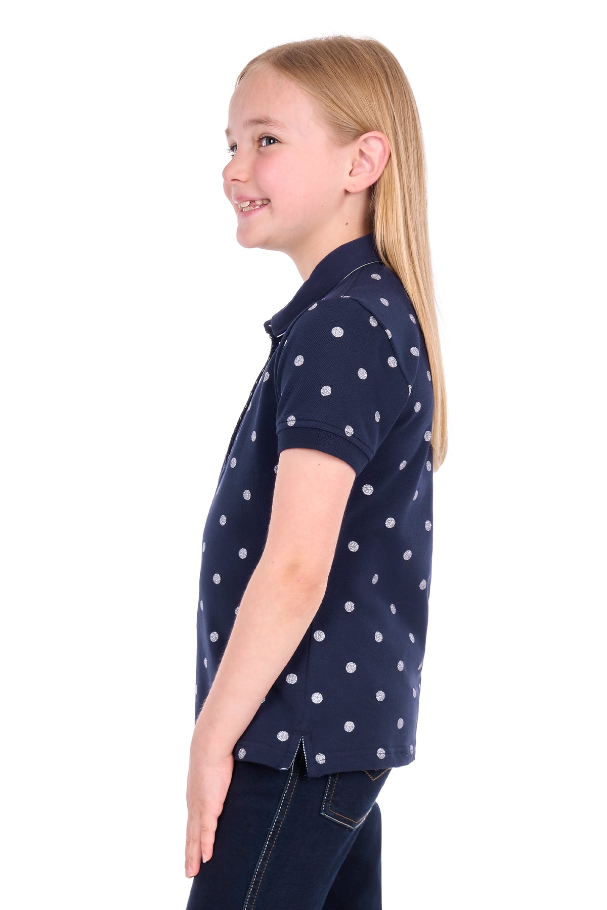 Thomas Cook Girls’ Tammy Short Sleeve Polo Shirt – Navy