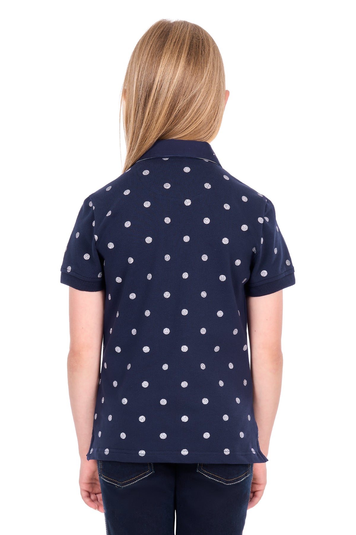 Thomas Cook Girls’ Tammy Short Sleeve Polo Shirt – Navy