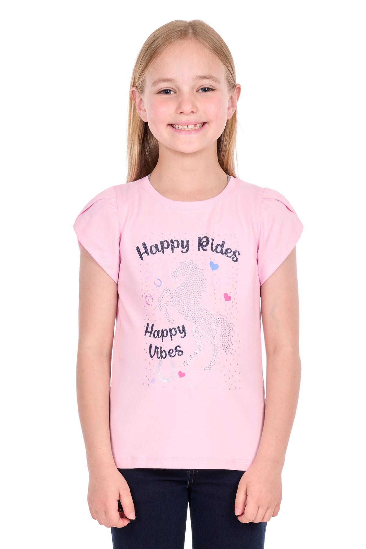 Thomas Cook Girls’ Coco Short Sleeve T-Shirt – Pale Pink
