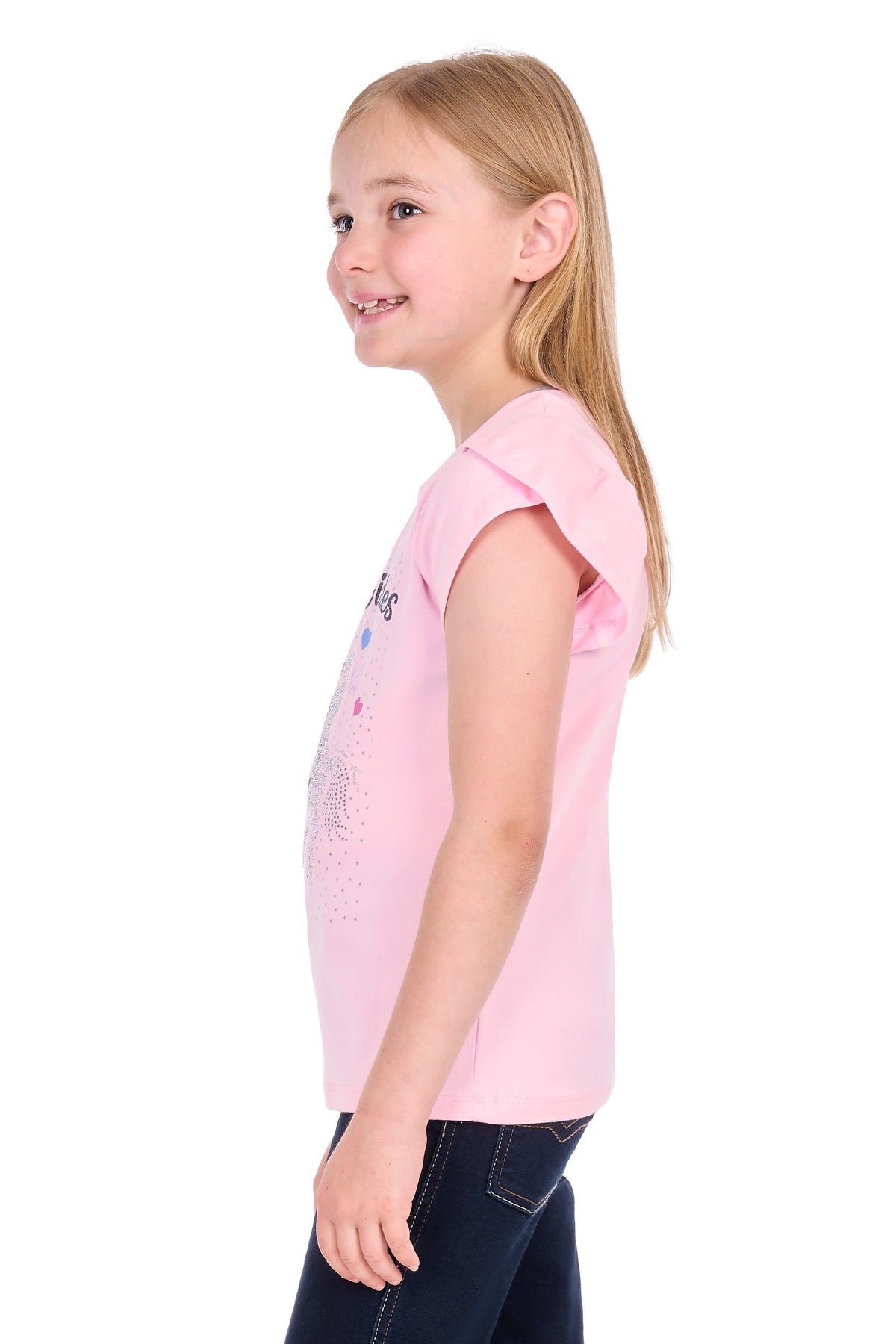 Thomas Cook Girls’ Coco Short Sleeve T-Shirt – Pale Pink