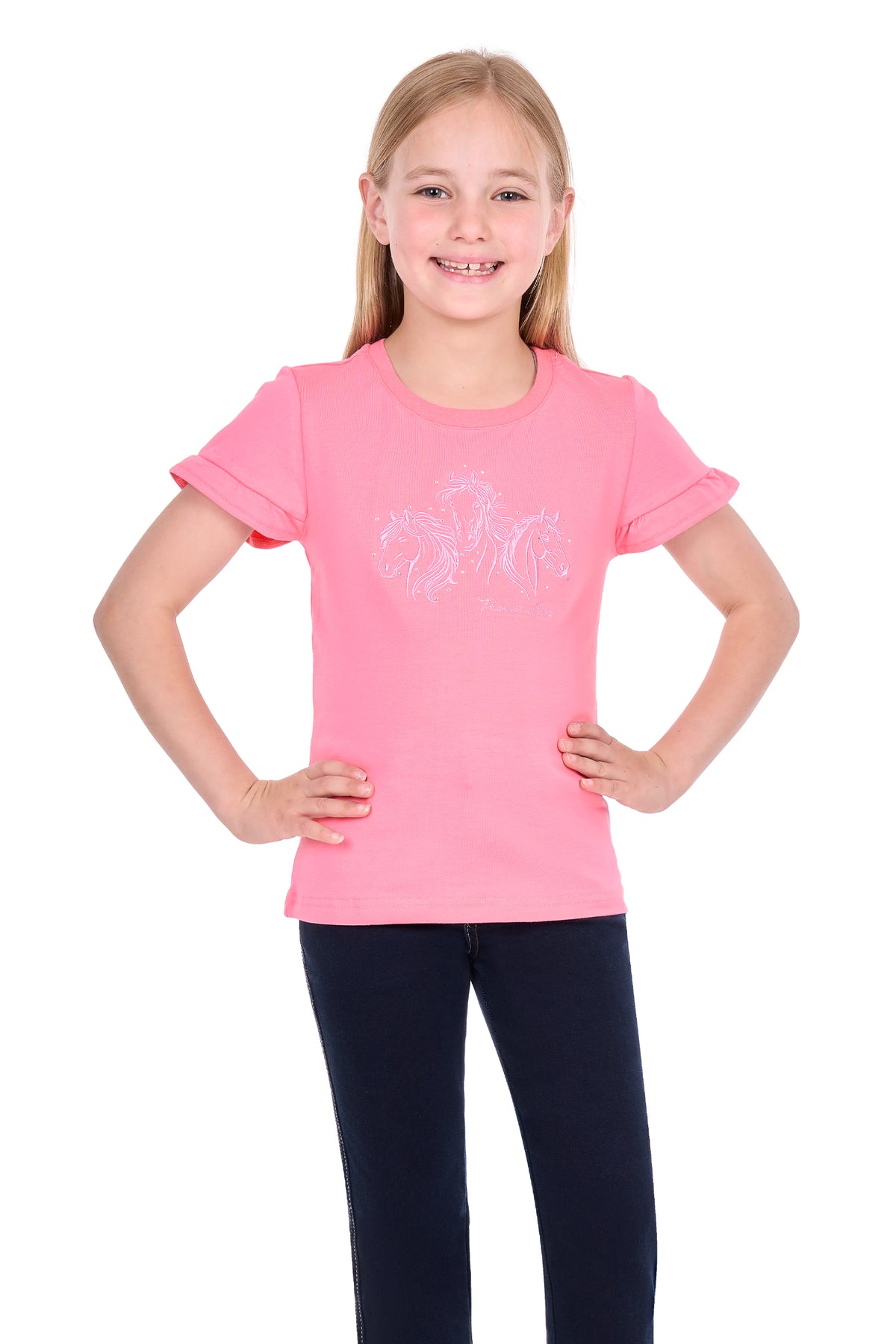 Thomas Cook Girls’ Mina Short Sleeve T-Shirt – French Pink