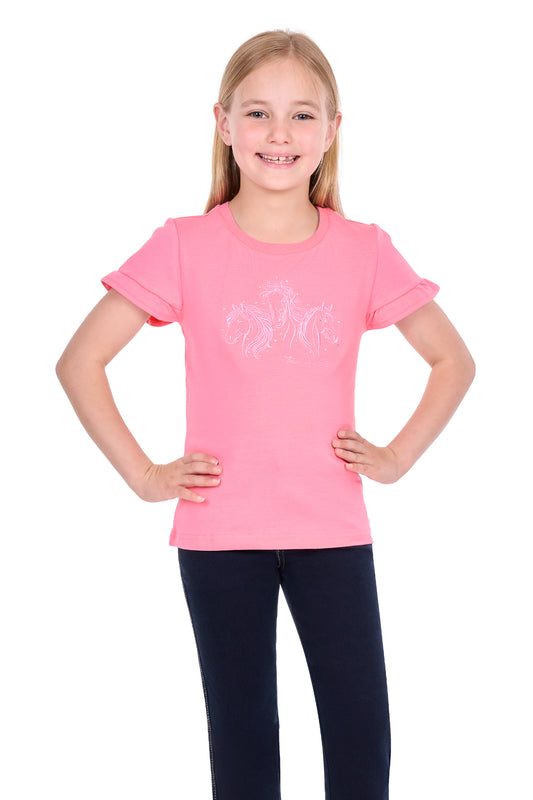 Thomas Cook Girls’ Mina Short Sleeve T-Shirt – French Pink