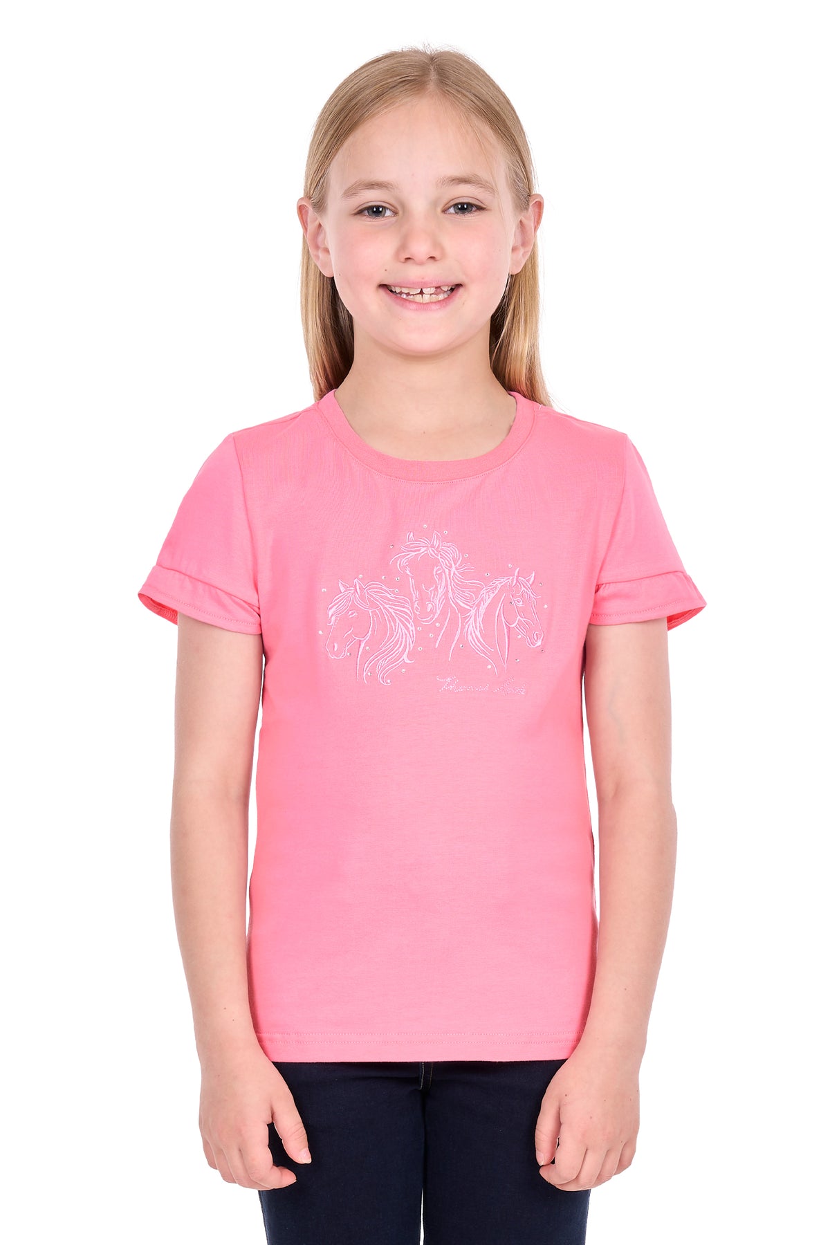 Thomas Cook Girls’ Mina Short Sleeve T-Shirt – French Pink