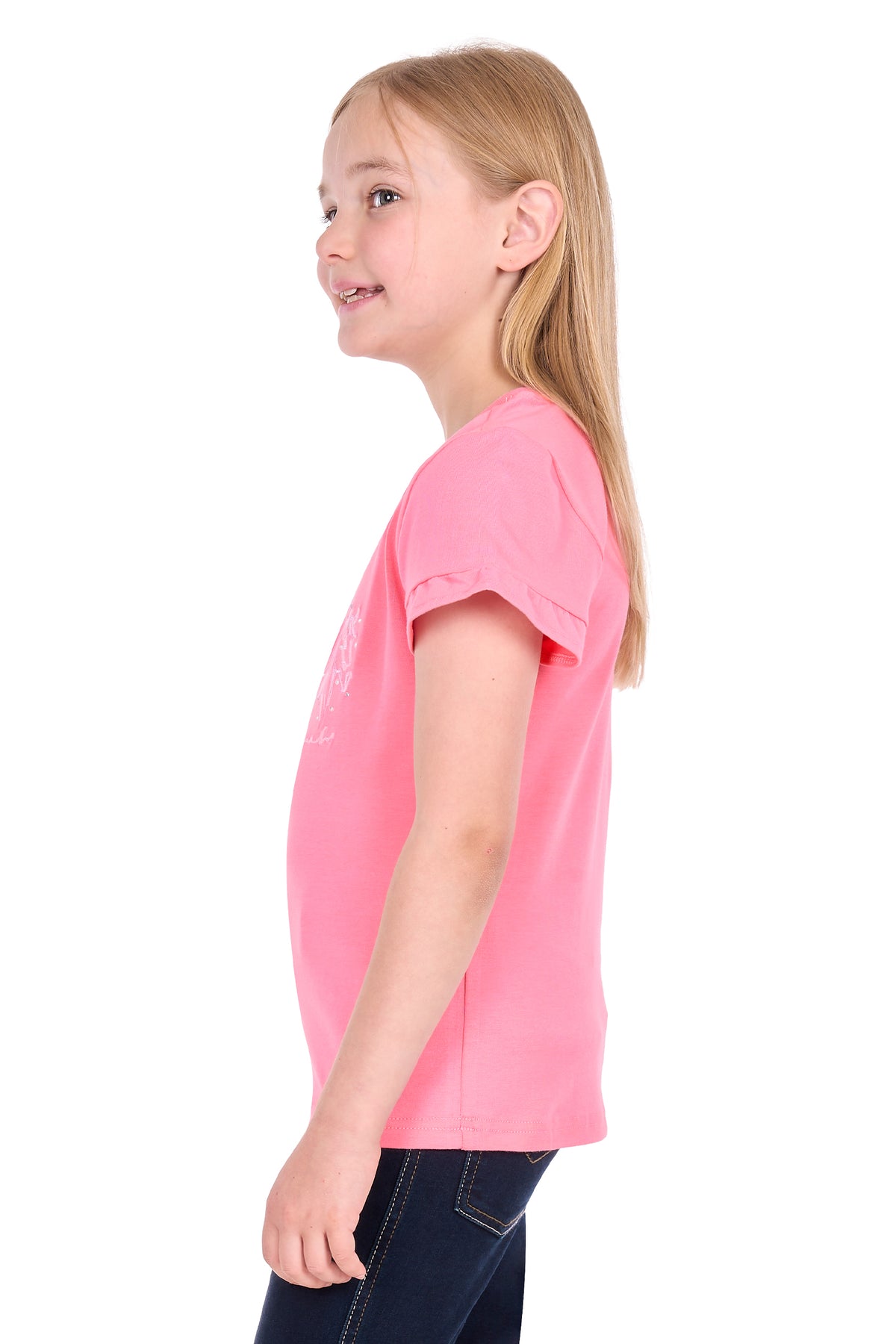 Thomas Cook Girls’ Mina Short Sleeve T-Shirt – French Pink
