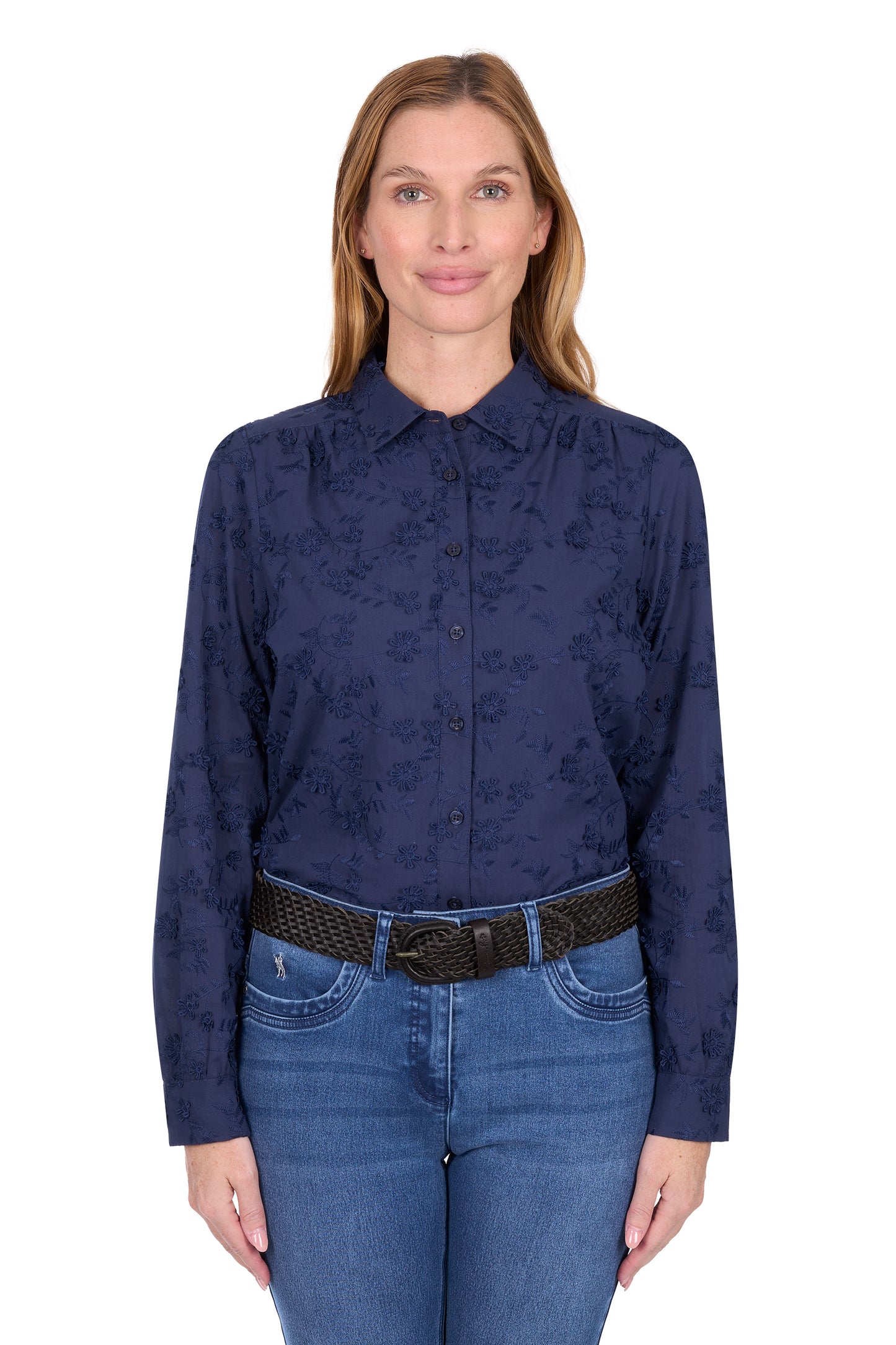 Thomas Cook Women's Remy Long Sleeve Shirt - Navy