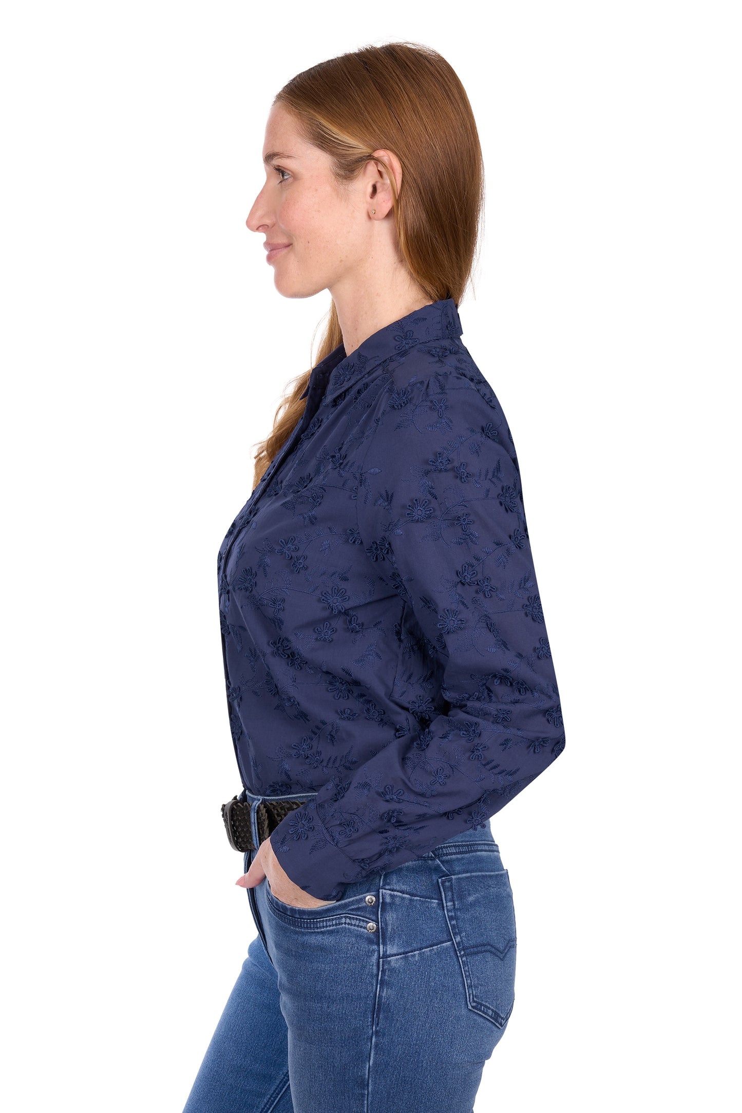 Thomas Cook Women's Remy Long Sleeve Shirt - Navy