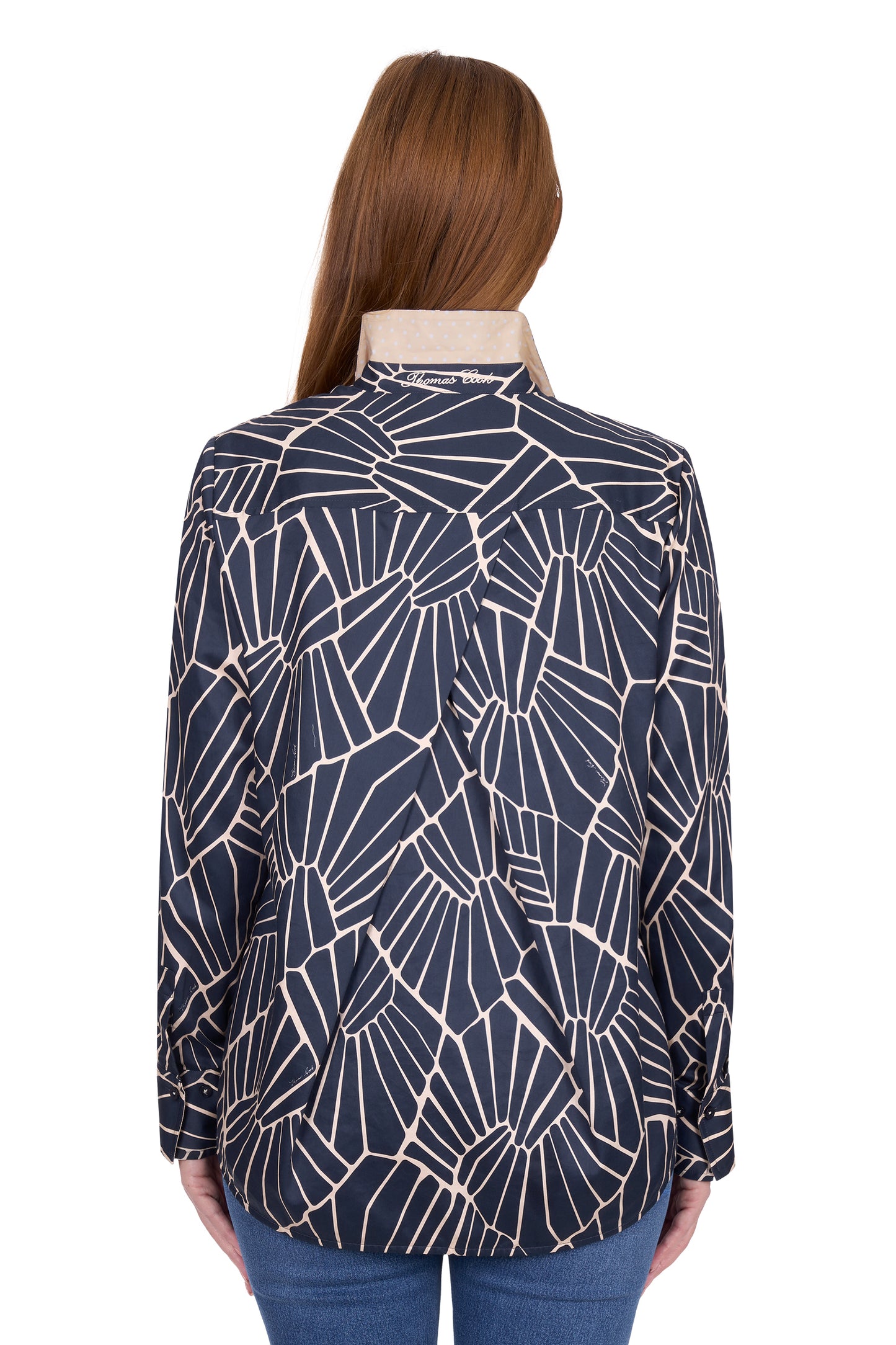 Thomas Cook Women's Narelle Long Sleeve Shirt - Navy/Tan