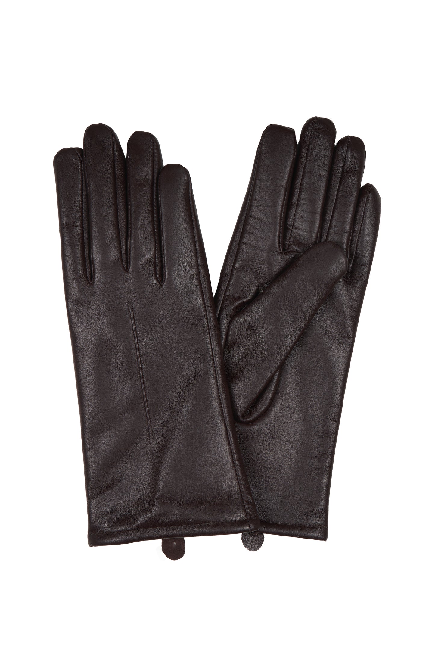 Thomas Cook Women's Leather Gloves - Chocolate
