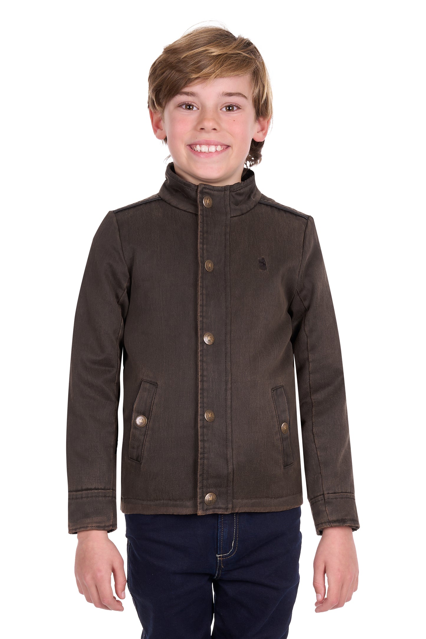 Thomas Cook Boy's Marcus Jacket - Rustic Mulch