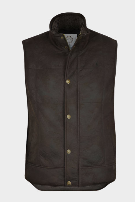 Thomas Cook Men's Jack Suede Sherpa Vest