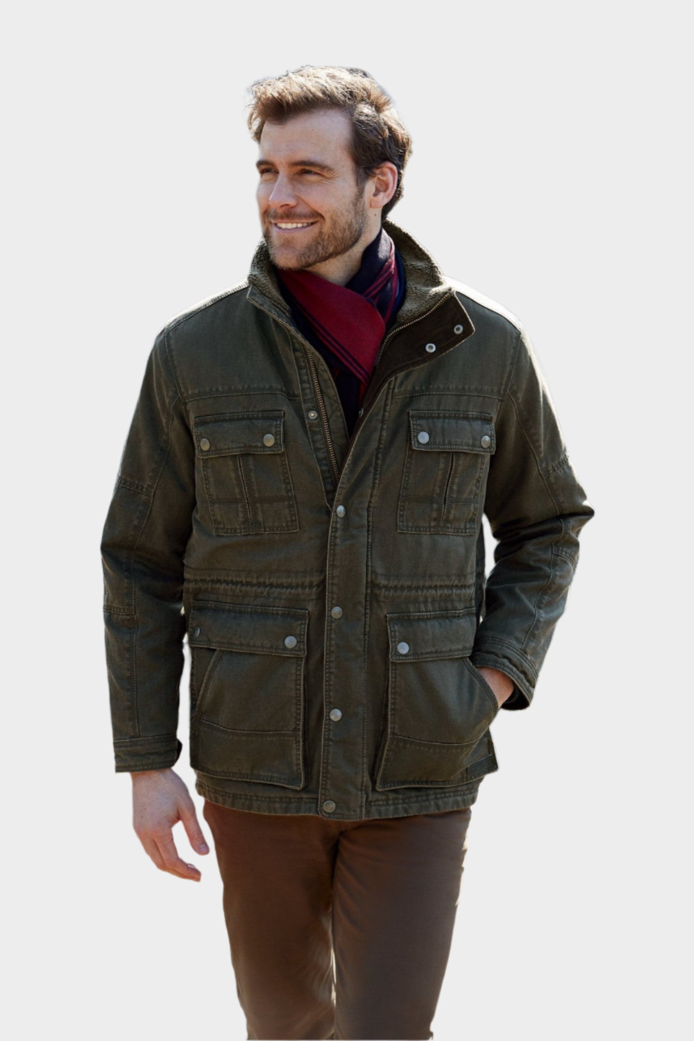 Thomas Cook Men's Barooga Faux oilskin Jacket