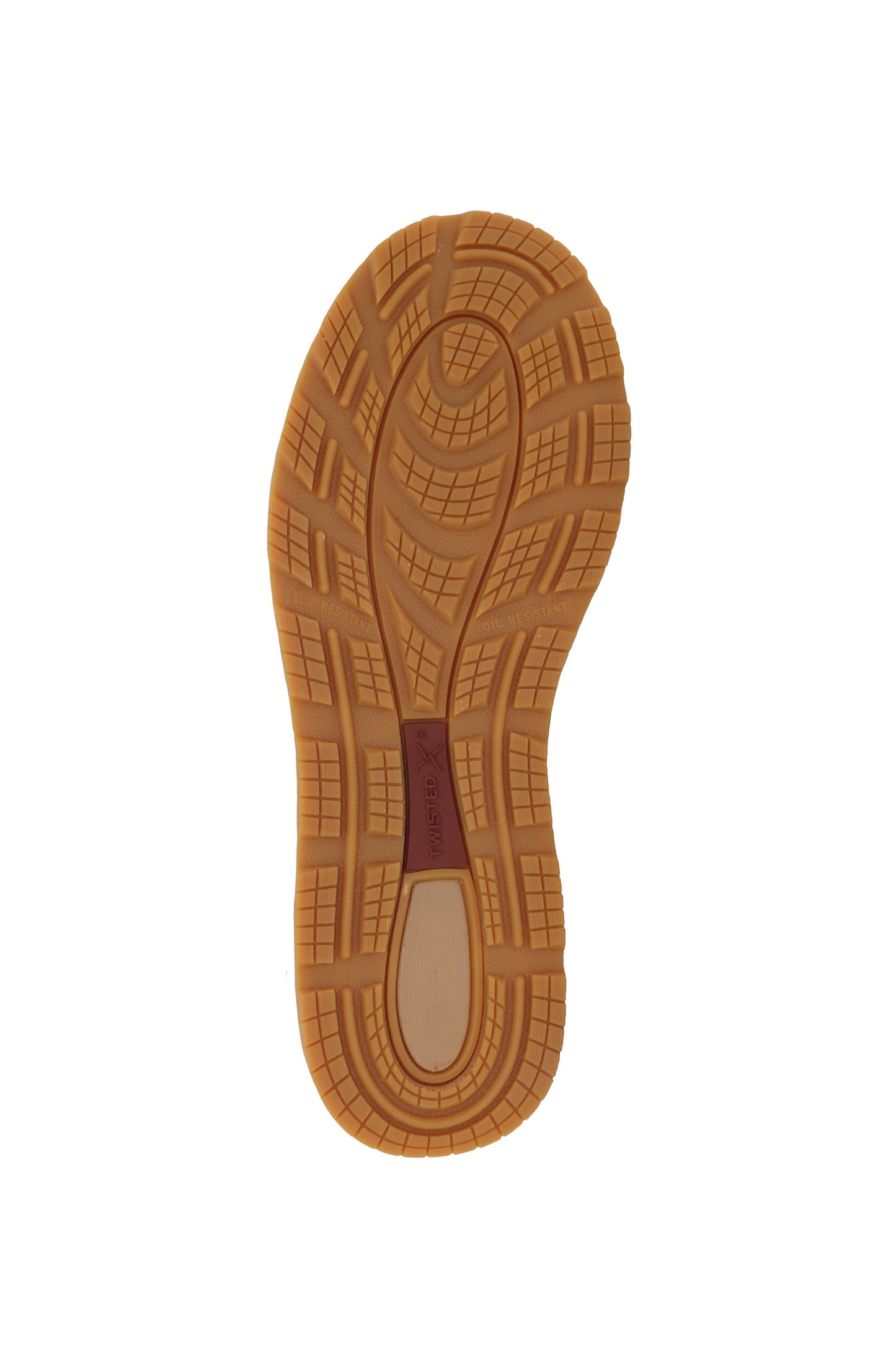 Twisted X Mens Cellstretch Wedge Slip On - Rust Brown