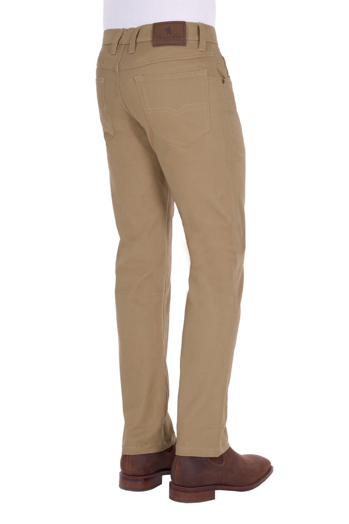 Thomas Cook Men's Tailored Moleskin Jean - Sand
