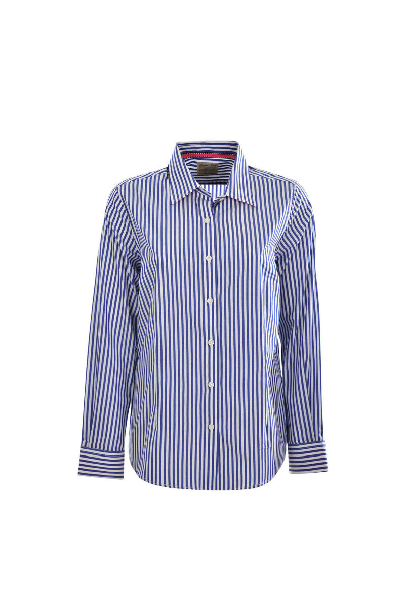 Thomas Cook Women's Lawson Long Sleeve Shirt - Blue/White
