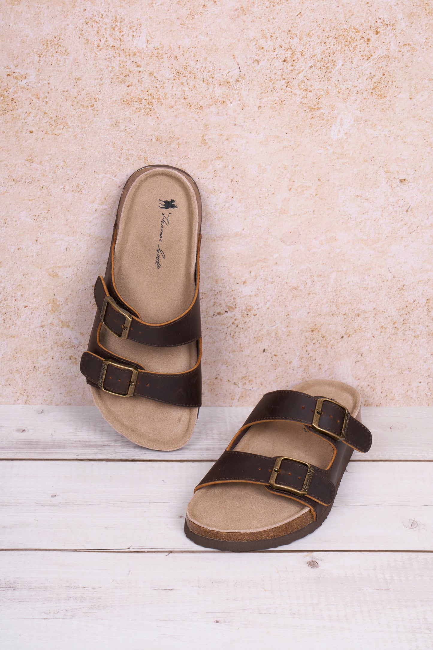 Thomas Cook Women's Trinity Buckle Sandal - Oiled Crazy Horse