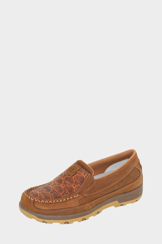 Twisted X Women's Stag CellStretch Slip on - Brown