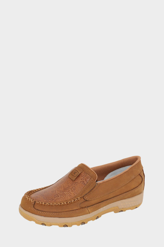 Twisted X Women's Flower CellStretch Slip on - Brown