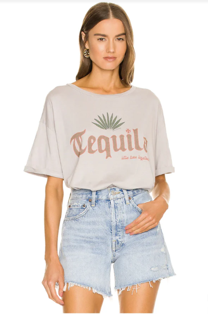 The Laundry Room Tequila - Oversized Tee - Star Dust