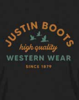 Justin Men's High Quality Tee - Black
