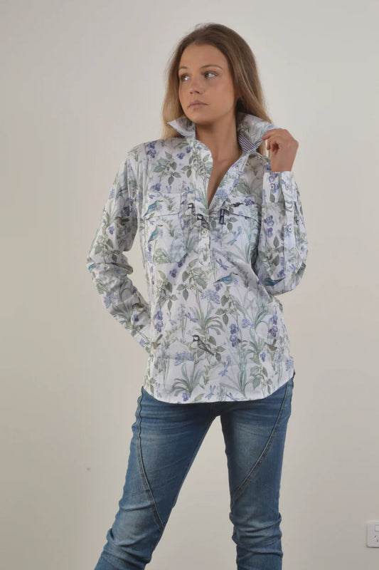 Bullrush Women's The Pines Shirt - Garden