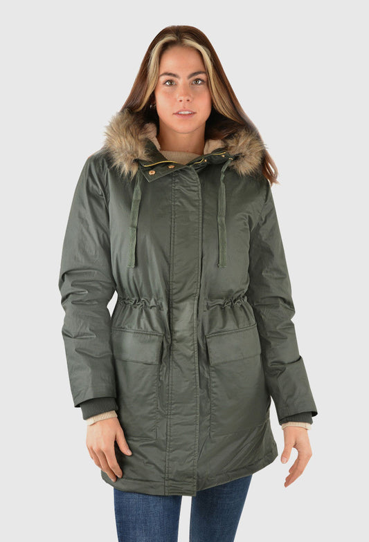 THOMAS COOK KATE WATER RESISTANT PARKA - KHAKI