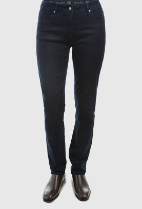THOMAS COOK WOMENS SUZIE SLIMMER LEG JEAN (BLACK) - 32L