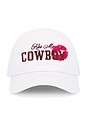 The Laundry Room Kiss Me Cowboy Papa Cap-097-WHITE