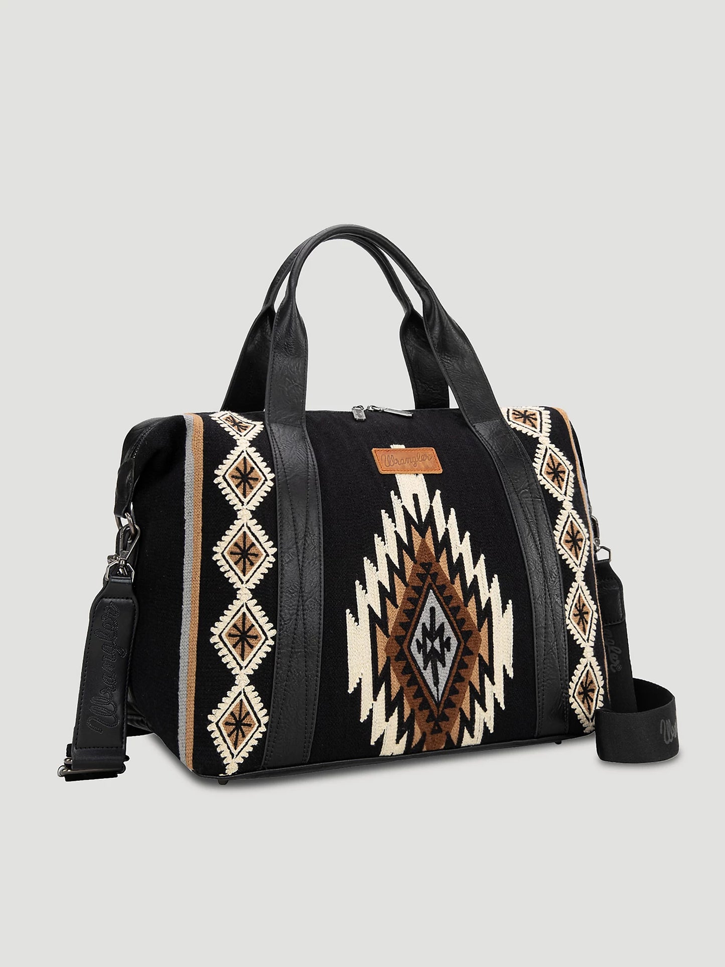 Wrangler Maya Aztec Duffle Bag - Black