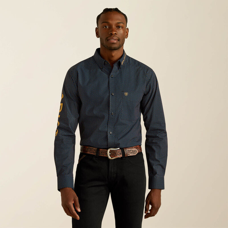 Ariat Men's Team Portland Fitted Shirt - Black